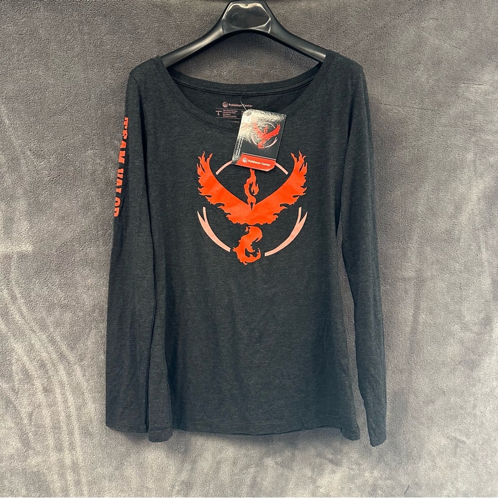 Pokemon Black and Red Long Sleeve Tee